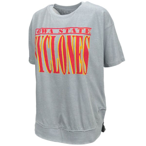Pressbox Women's Iowa State University Cyclones Gray T-Shirt